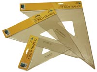 TRIANGLE 8IN 45 DEG INK EDGE