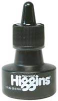 HIGGINS INK NON-WATERPROOF BLK