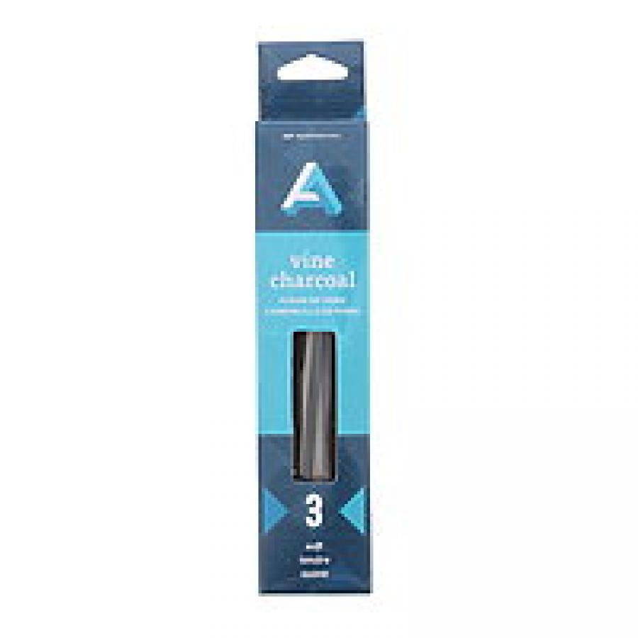 VINE CHARCOAL THIN SOFT 3/BX