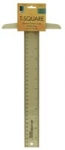 CLEAR PLASTIC T-SQUARE 12IN