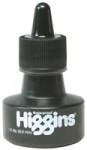 HIGGINS INK NON-WATERPROOF BLK