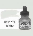 FW ACRYLIC INK 1OZ WHITE